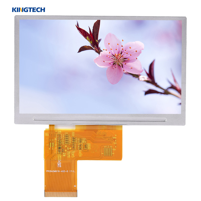 Sunlight Readable 800ints 4.3 Inch 480x272 LCD Display