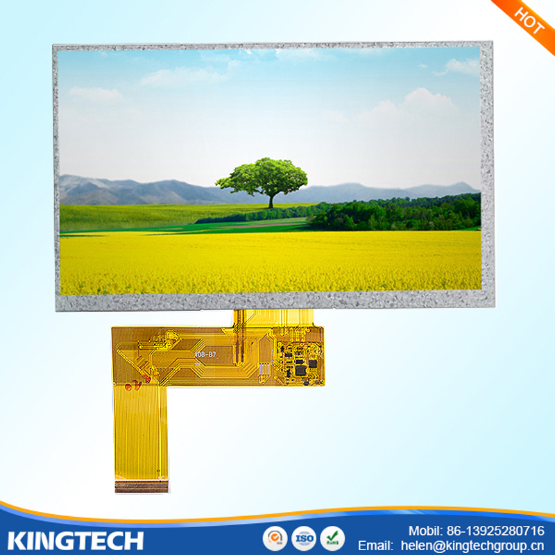 7 24bit RGB Interface 800x480 TFT LCD Display