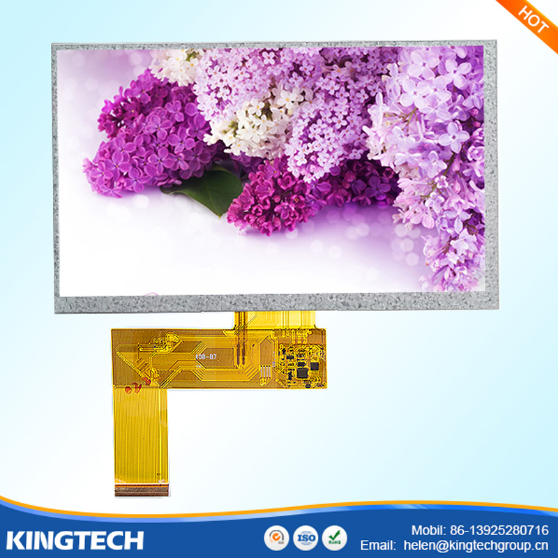 7 24bit RGB Interface 800x480 TFT LCD Display