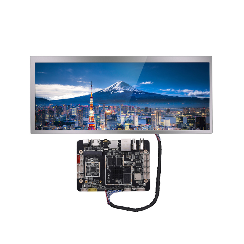 12,3 tums bar typ 1920x720 LCD-skärm med huvudbräda