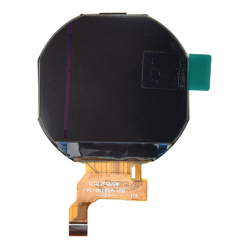 Fullvy vinkel 1.22 tum 240x204 SPI gränssnitt rund LCD-display.