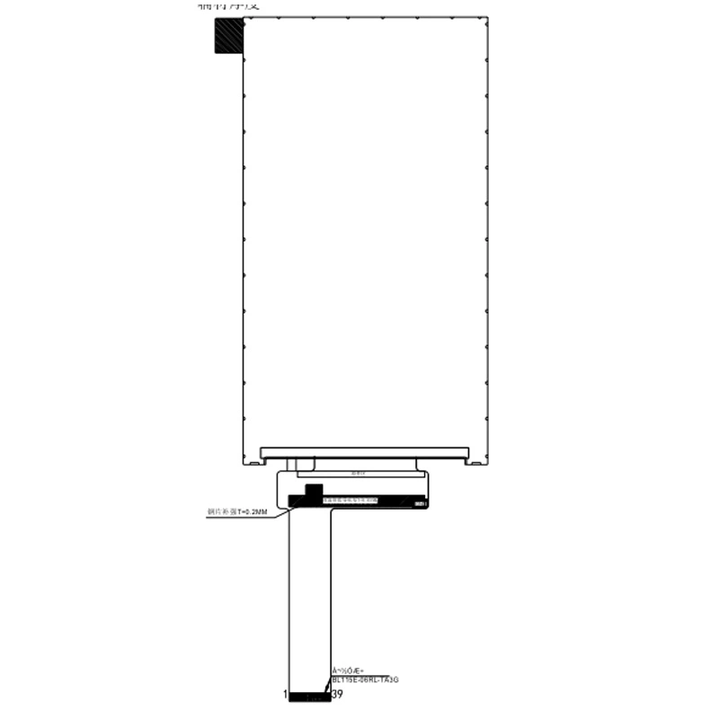 5,5 tum 720x1280 LCD-skärm